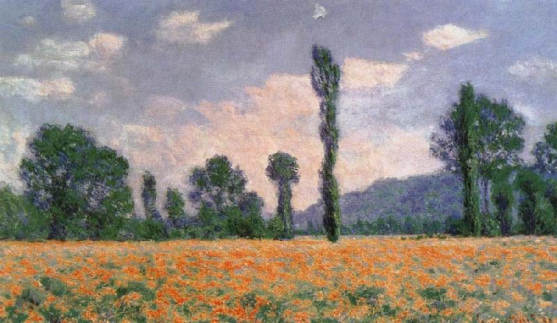 Claude Monet Poppy Field at Giverny